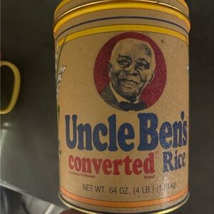 Uncle Ben's Converted Rice Tin RARE